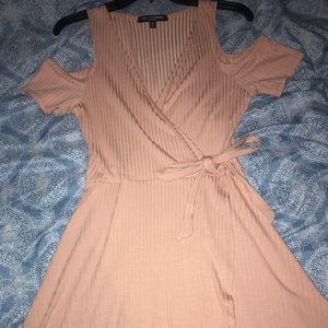 Sun dress. Peachy nude